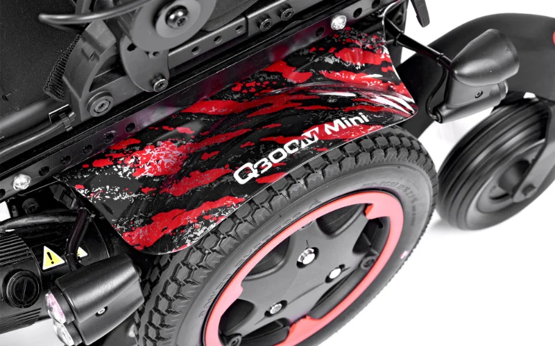 Q300M Mini wheel with red shroud