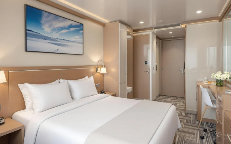 Cabin on a cruise liner